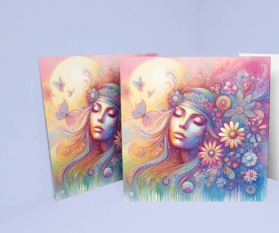 Cards, Birthday Greeting Cards, Invitation Cards, Blank Art Cards - image3